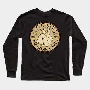 Rabbit Im Gonna win 2 Long Sleeve T-Shirt